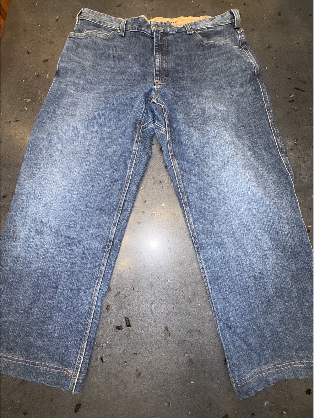Duluth Trading Flex Ballroom blue jeans 40X26